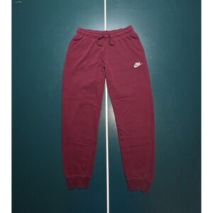 Nike Sportswear Club Fleece Joggers Sweatpants Men Small Night Maroon
